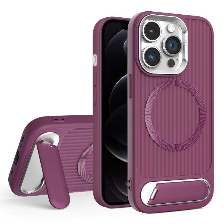 Vertical Lines Invisible Flat Holder MagSafe Phone Case, For iPhone 12 Pro Max, For iPhone 12 Pro, For iPhone 11 Pro Max, For iPhone 11