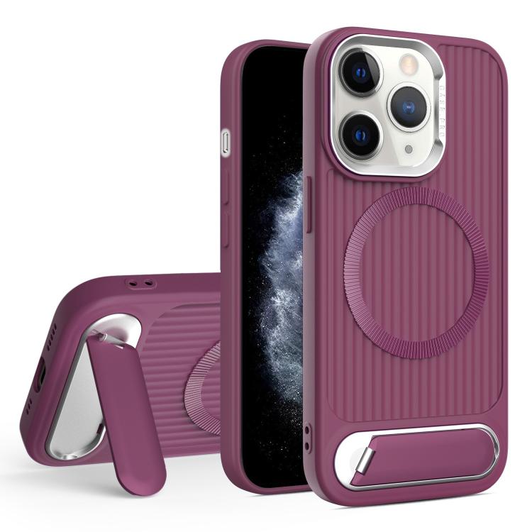 Vertical Lines Invisible Flat Holder MagSafe Phone Case, For iPhone 12 Pro Max, For iPhone 12 Pro, For iPhone 11 Pro Max, For iPhone 11
