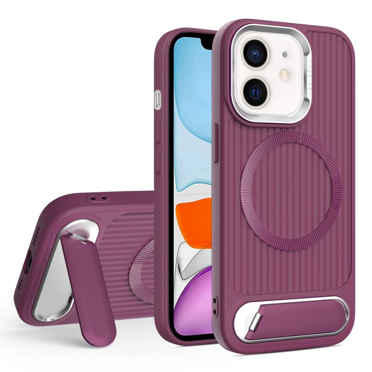 Vertical Lines Invisible Flat Holder MagSafe Phone Case, For iPhone 12 Pro Max, For iPhone 12 Pro, For iPhone 11 Pro Max, For iPhone 11