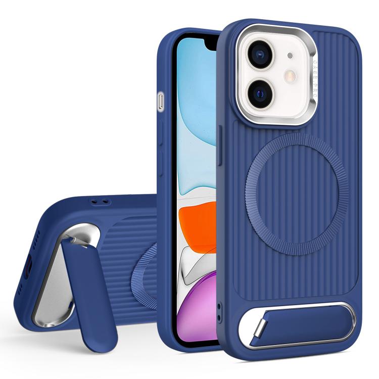 Vertical Lines Invisible Flat Holder MagSafe Phone Case, For iPhone 12 Pro Max, For iPhone 12 Pro, For iPhone 11 Pro Max, For iPhone 11