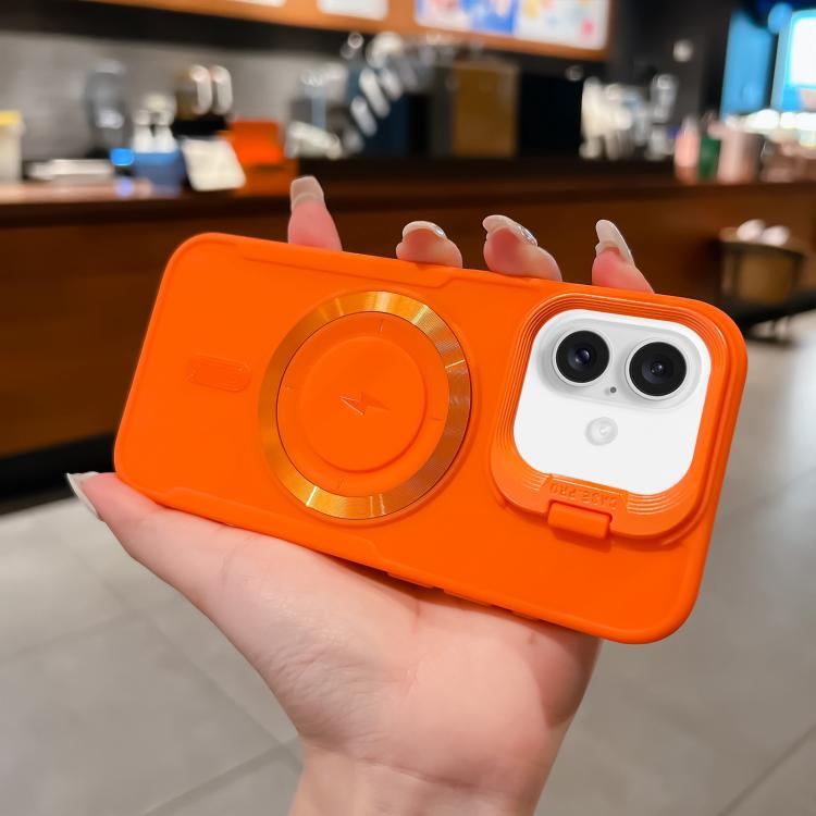 Lens Frame Holder Blade MagSafe Phone Case, For iPhone 16 Pro Max, For iPhone 16 Pro, For iPhone 16 Plus, For iPhone 16