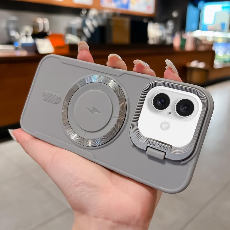 Lens Frame Holder Blade MagSafe Phone Case, For iPhone 16 Pro Max, For iPhone 16 Pro, For iPhone 16 Plus, For iPhone 16