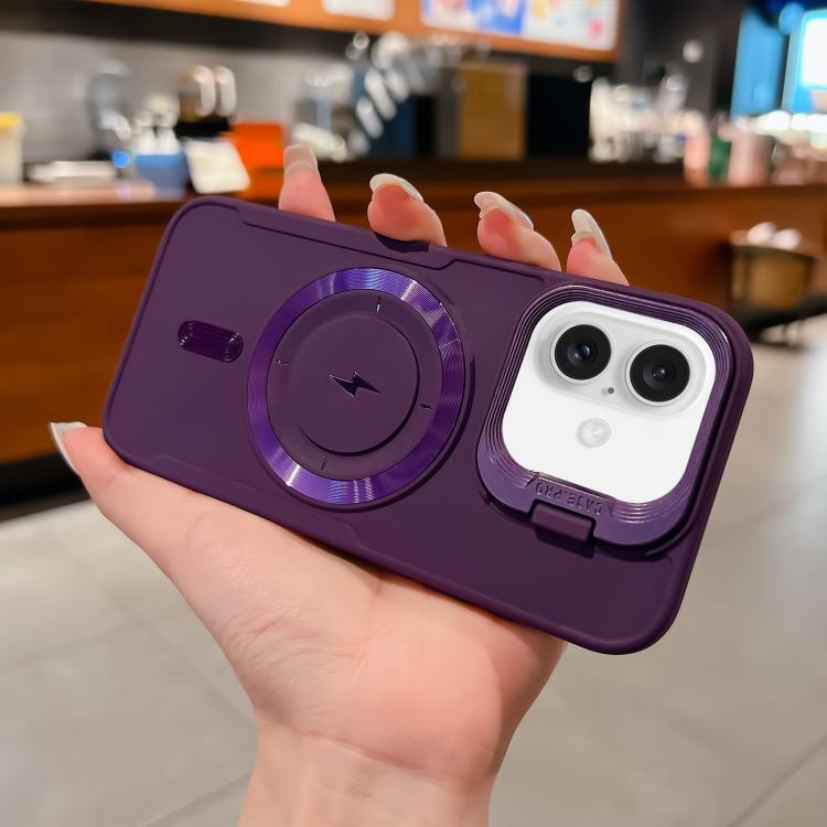 Lens Frame Holder Blade MagSafe Phone Case, For iPhone 16 Pro Max, For iPhone 16 Pro, For iPhone 16 Plus, For iPhone 16