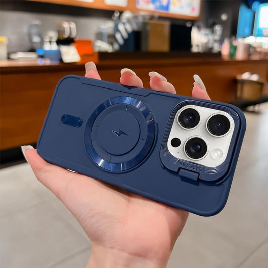 Lens Frame Holder Blade MagSafe Phone Case, For iPhone 15 Pro Max, For iPhone 15 Pro, For iPhone 15 Plus, For iPhone 15