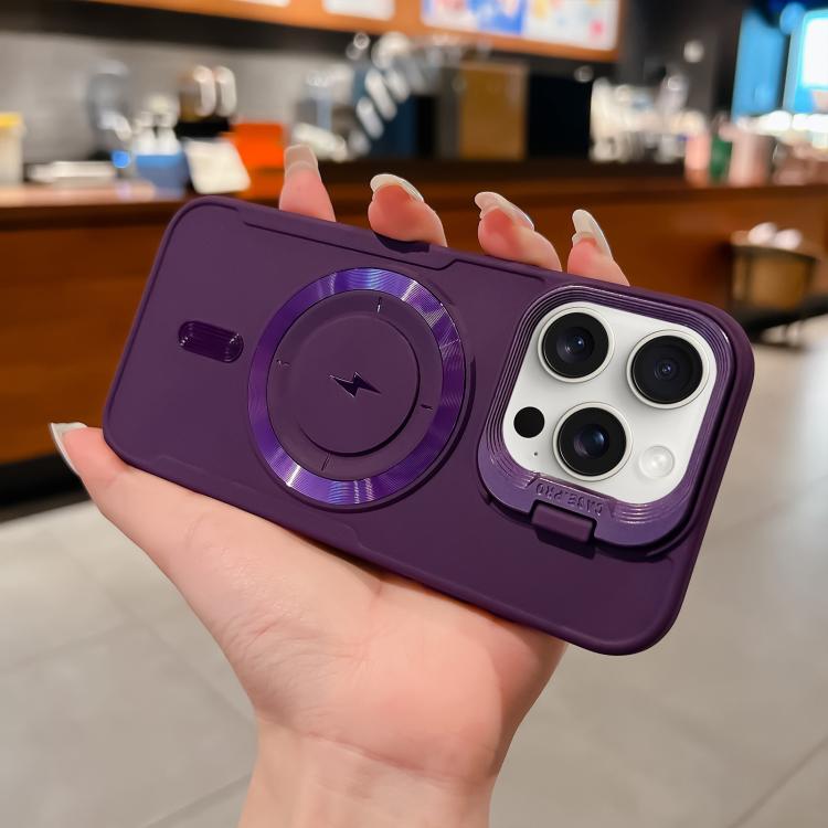 Lens Frame Holder Blade MagSafe Phone Case, For iPhone 15 Pro Max, For iPhone 15 Pro, For iPhone 15 Plus, For iPhone 15
