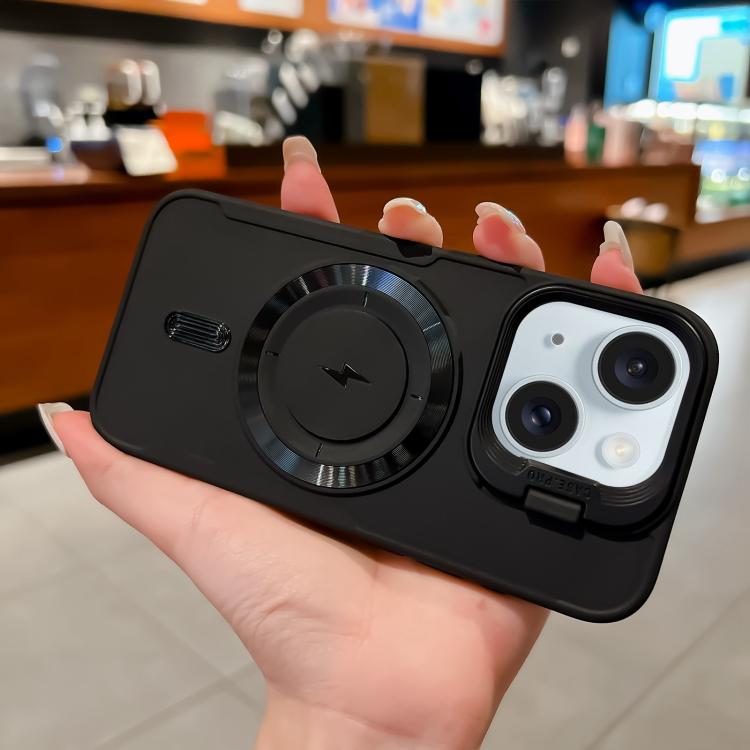 Lens Frame Holder Blade MagSafe Phone Case, For iPhone 15 Pro Max, For iPhone 15 Pro, For iPhone 15 Plus, For iPhone 15