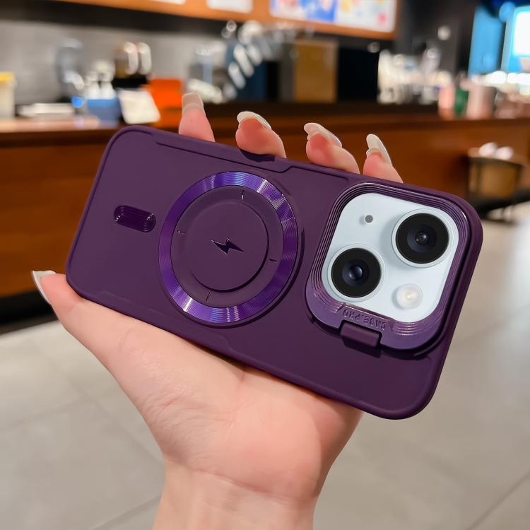 Lens Frame Holder Blade MagSafe Phone Case, For iPhone 15 Pro Max, For iPhone 15 Pro, For iPhone 15 Plus, For iPhone 15