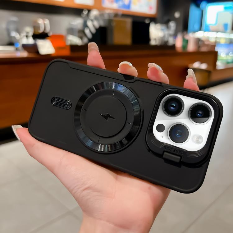 Lens Frame Holder Blade MagSafe Phone Case, For iPhone 12 Pro Max, For iPhone 12 Pro, For iPhone 11 Pro Max, For iPhone 11