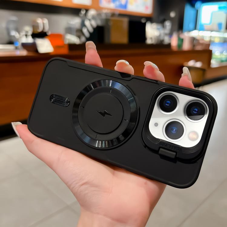 Lens Frame Holder Blade MagSafe Phone Case, For iPhone 12 Pro Max, For iPhone 12 Pro, For iPhone 11 Pro Max, For iPhone 11