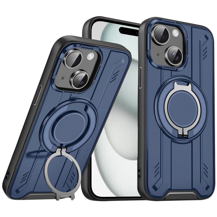 Rotating Ring Holder Magnetic MagSafe Phone Case, For iPhone 16, For iPhone 15 Pro Max, For iPhone 15 Pro, For iPhone 15 Plus