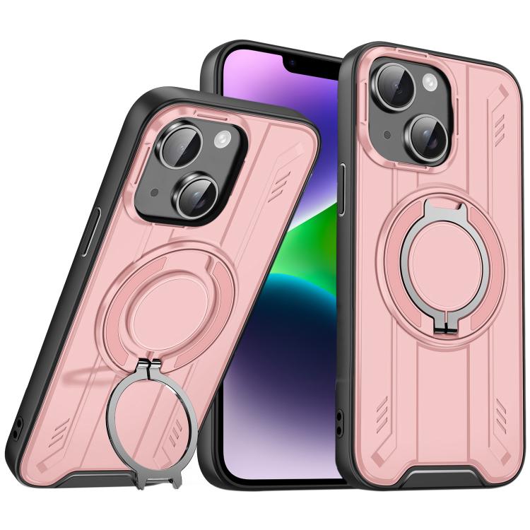Rotating Ring Holder Magnetic MagSafe Phone Case, For iPhone 15, For iPhone 14 Plus, For iPhone 14, For iPhone 14 Pro