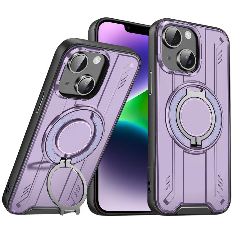 Rotating Ring Holder Magnetic MagSafe Phone Case, For iPhone 15, For iPhone 14 Plus, For iPhone 14, For iPhone 14 Pro