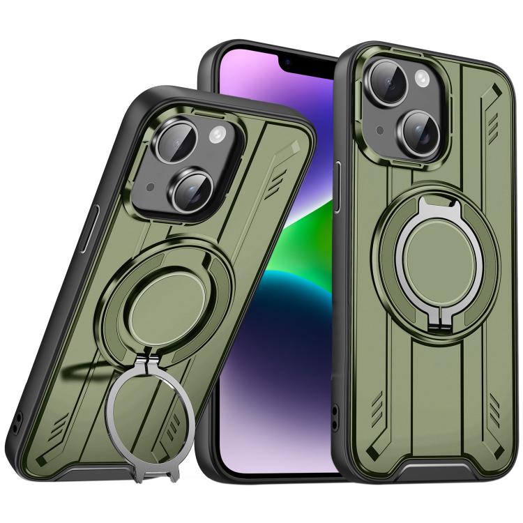 Rotating Ring Holder Magnetic MagSafe Phone Case, For iPhone 15, For iPhone 14 Plus, For iPhone 14, For iPhone 14 Pro