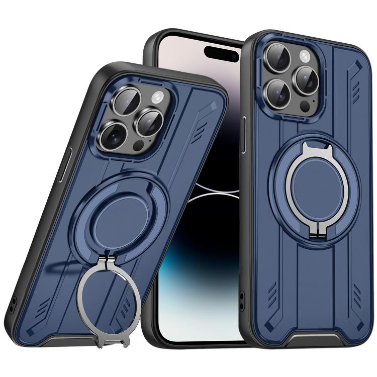 Rotating Ring Holder Magnetic MagSafe Phone Case, For iPhone 15, For iPhone 14 Plus, For iPhone 14, For iPhone 14 Pro