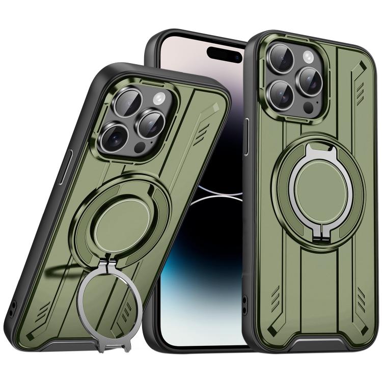 Rotating Ring Holder Magnetic MagSafe Phone Case, For iPhone 15, For iPhone 14 Plus, For iPhone 14, For iPhone 14 Pro