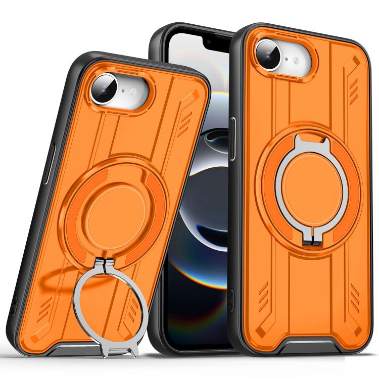 Rotating Ring Holder Magnetic MagSafe Phone Case, For iPhone 16e, For iPhone 16 Pro Max, For iPhone 16 Pro, For iPhone 16 Plus