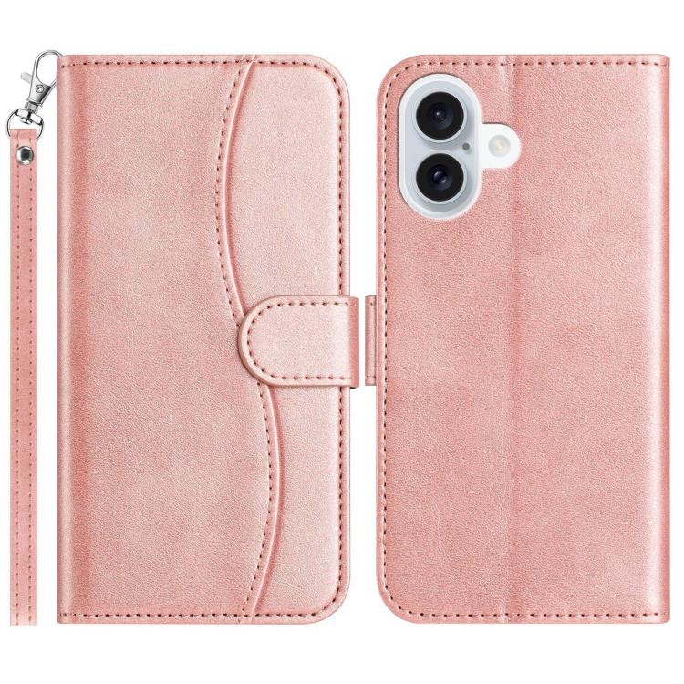 Dual-Folded S-shape Leather Phone Case
