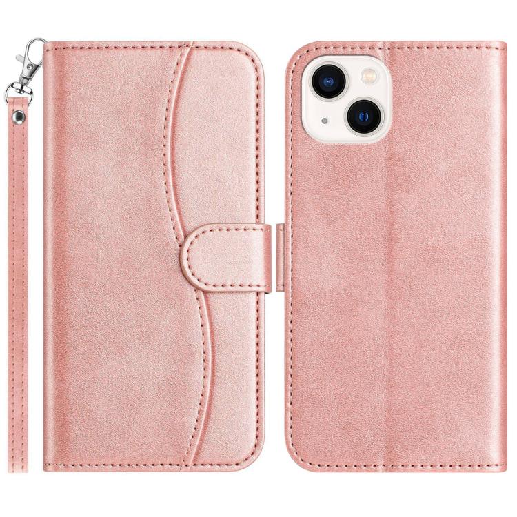 Dual-Folded S-shape Leather Phone Case