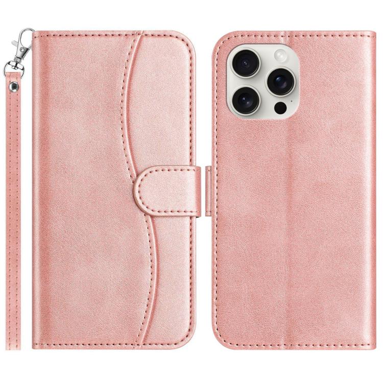 Dual-Folded S-shape Leather Phone Case