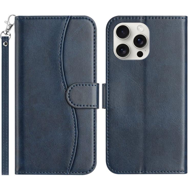 Dual-Folded S-shape Leather Phone Case