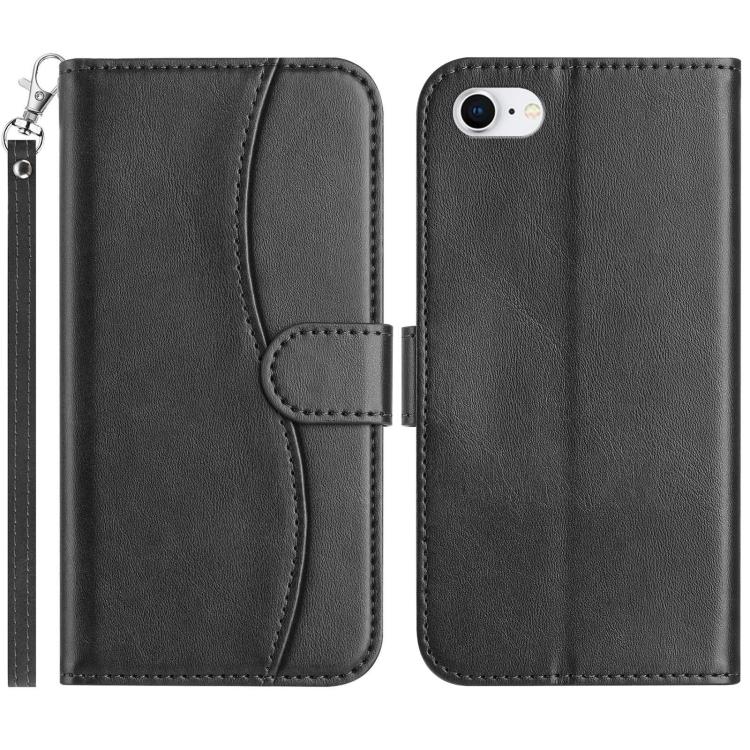 Dual-Folded S-shape Leather Phone Case