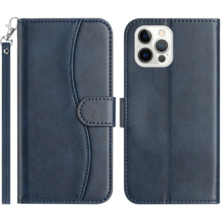 Dual-Folded S-shape Leather Phone Case