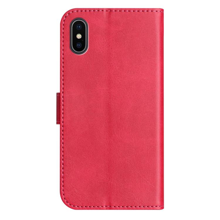 Dual-Folded S-shape Leather Phone Case