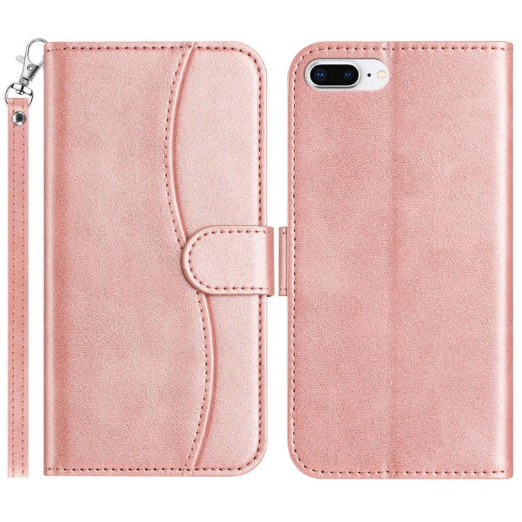 Dual-Folded S-shape Leather Phone Case