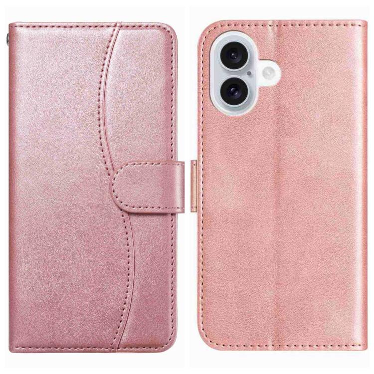 Dual-Folded S-shape Leather Phone Case