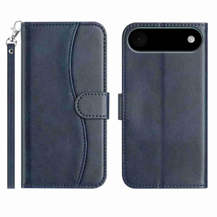 Dual-Folded S-shape Leather Phone Case