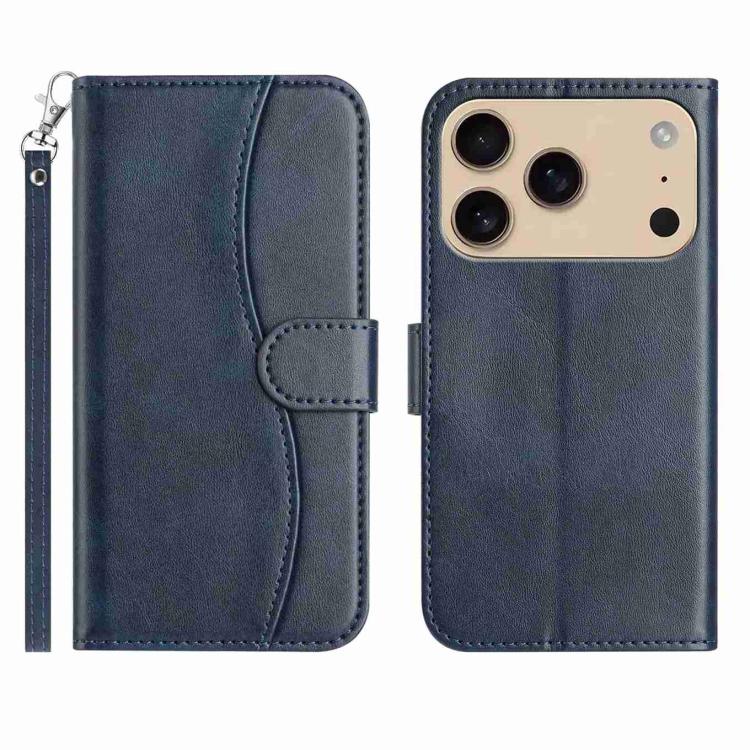 Dual-Folded S-shape Leather Phone Case