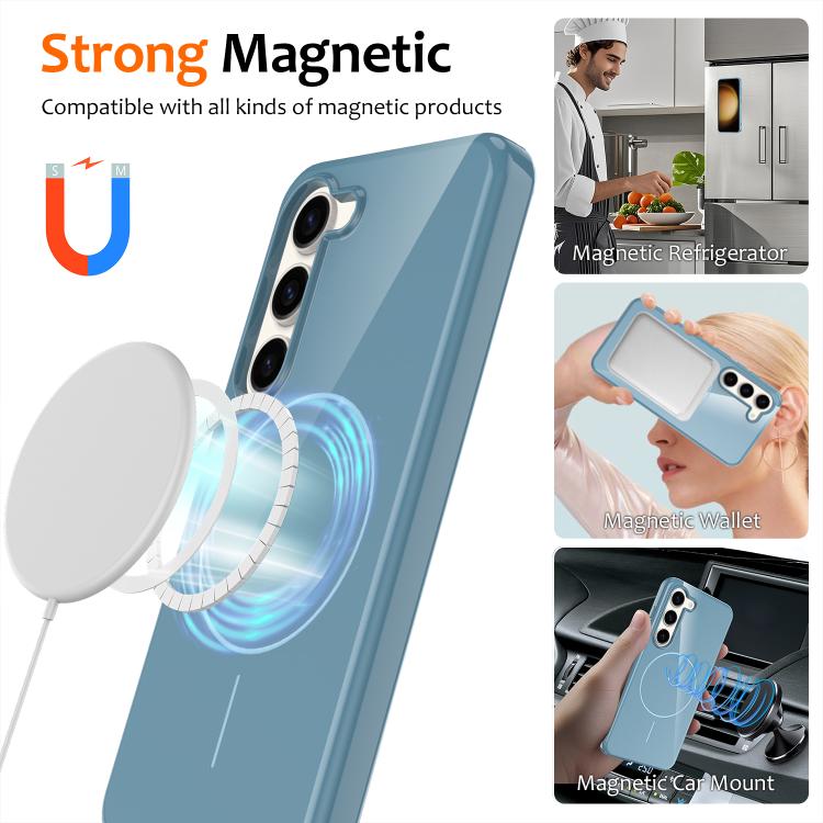 Glossy TPU Shockproof MagSafe Phone Case with Lanyard, For Samsung Galaxy S23 5G, For Samsung Galaxy S22 Ultra 5G