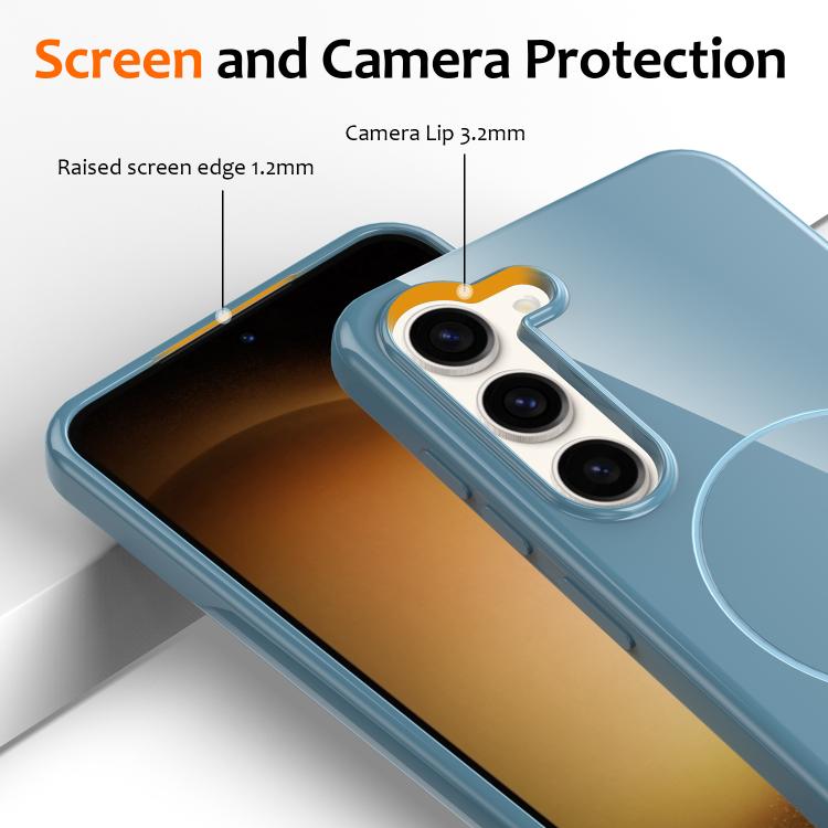 Glossy TPU Shockproof MagSafe Phone Case with Lanyard, For Samsung Galaxy S23 5G, For Samsung Galaxy S22 Ultra 5G
