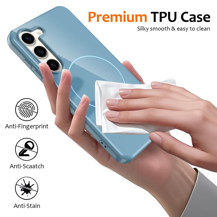 Glossy TPU Shockproof MagSafe Phone Case with Lanyard, For Samsung Galaxy S23 5G, For Samsung Galaxy S22 Ultra 5G