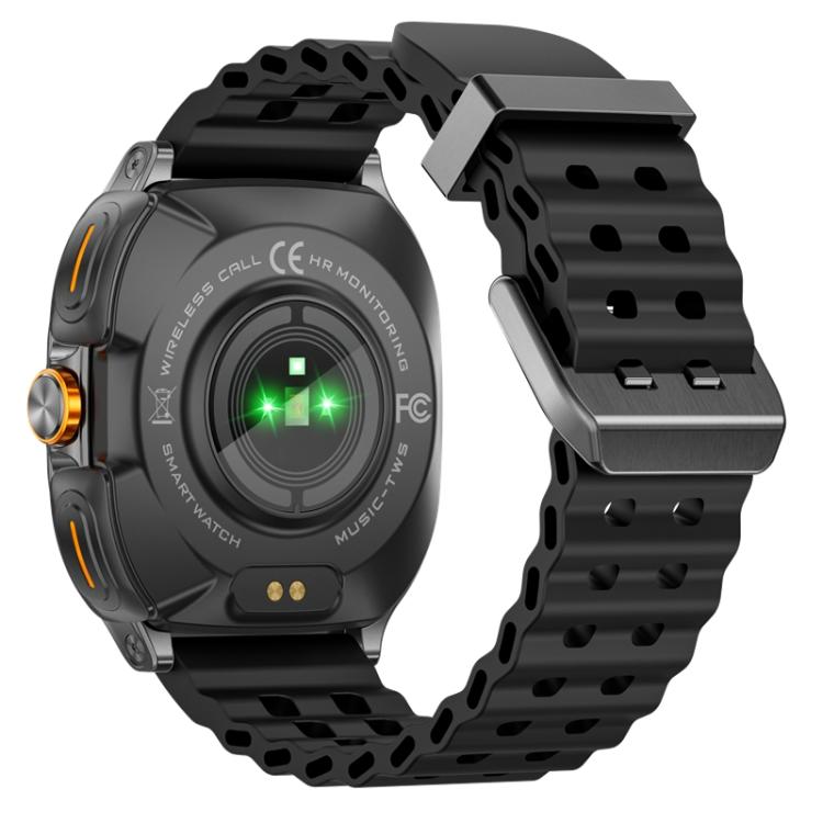 HAMTOD GT98 Headphones Smart Watch,1.53 inch, Support Bluetooth Call / NFC / Heart Rate