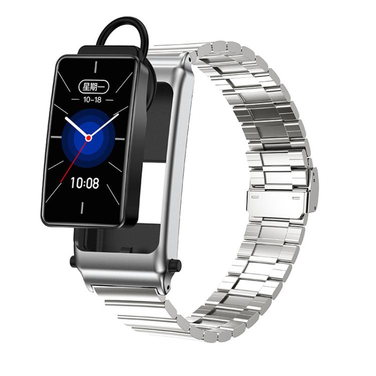 K80 1.57 inch Steel Band IP67 Earphone Detachable Smart Watch, Support Bluetooth Call, Steel Band (Black), Steel Band (Silver), Steel Band (Gold)