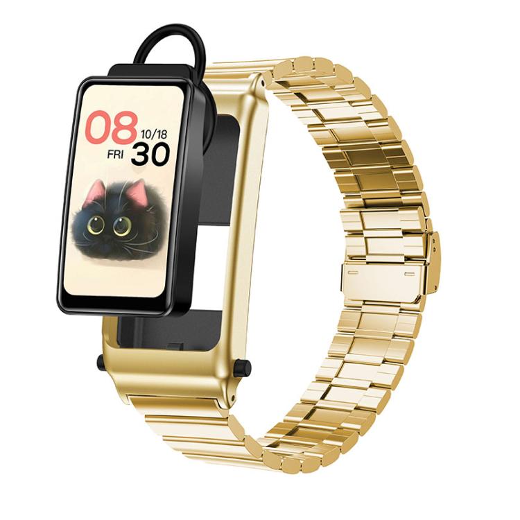 K80 1.57 inch Steel Band IP67 Earphone Detachable Smart Watch, Support Bluetooth Call, Steel Band (Black), Steel Band (Silver), Steel Band (Gold)