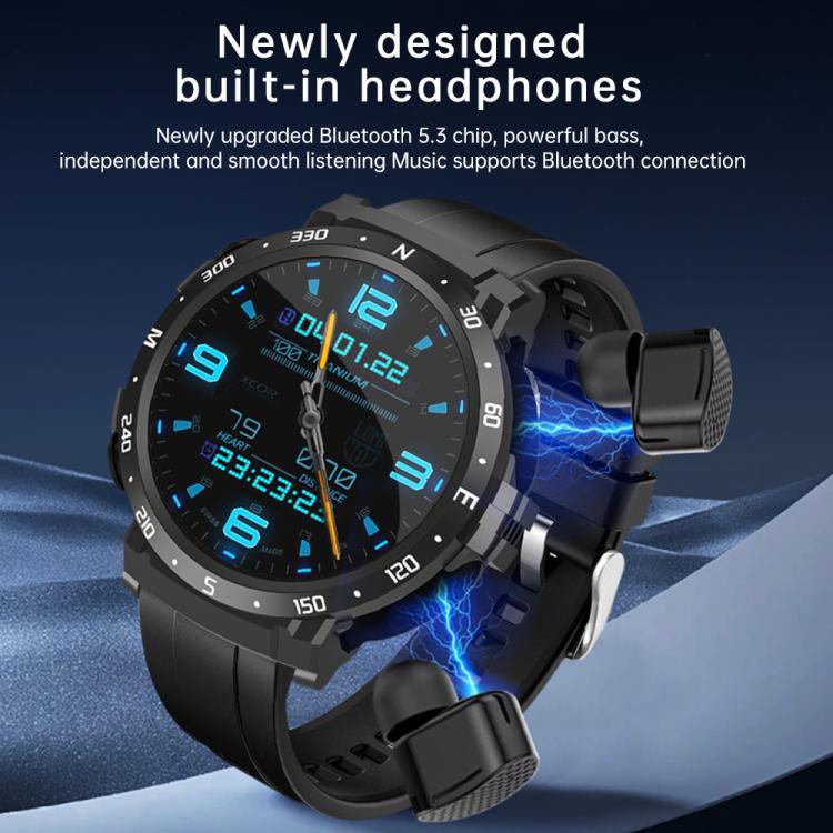 Q10 Dual-mode Bluetooth Headphones Smart Watch,1.52 inch, Support Bluetooth Call / Heart Rate, Q10
