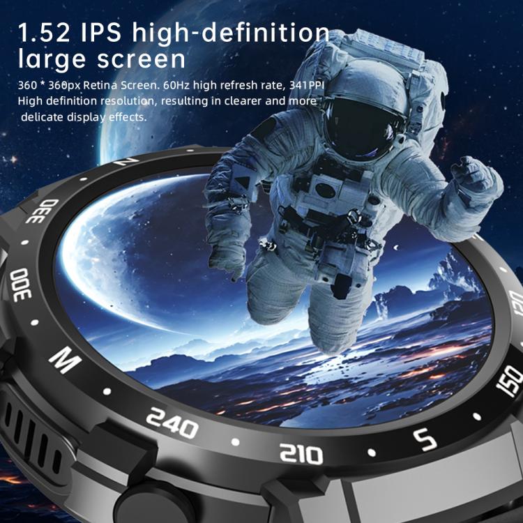 Q10 Dual-mode Bluetooth Headphones Smart Watch,1.52 inch, Support Bluetooth Call / Heart Rate, Q10