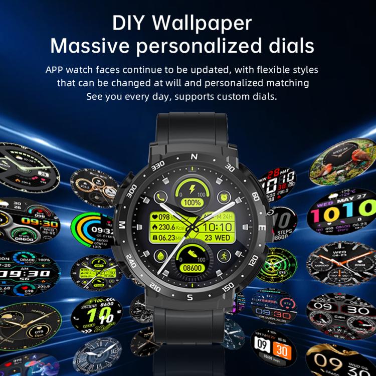 Q10 Dual-mode Bluetooth Headphones Smart Watch,1.52 inch, Support Bluetooth Call / Heart Rate, Q10