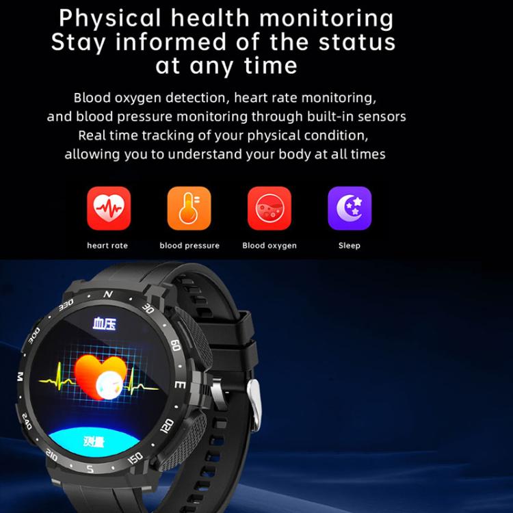 Q10 Dual-mode Bluetooth Headphones Smart Watch,1.52 inch, Support Bluetooth Call / Heart Rate, Q10
