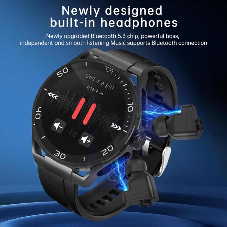 Q11 Dual-mode Bluetooth Headphones Smart Watch,1.58 inch, Support Bluetooth Call / Heart Rate, Q11