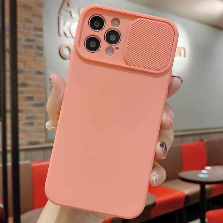Slid Camera Shield Liquid Silicone TPU Phone Case, For iPhone 15 Pro, For iPhone 15 Plus, For iPhone 15