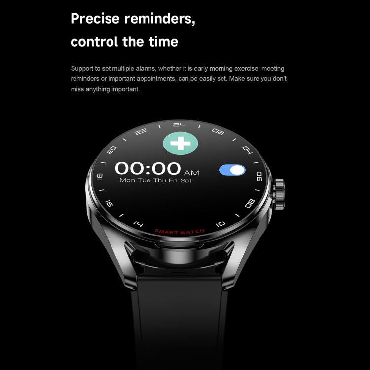 D9 1.46 inch 2 in 1 Bluetooth Earphone Smart Watch, Support Bluetooth Call / NFC / Heart Rate, D9 (Silver), D9 (Black)