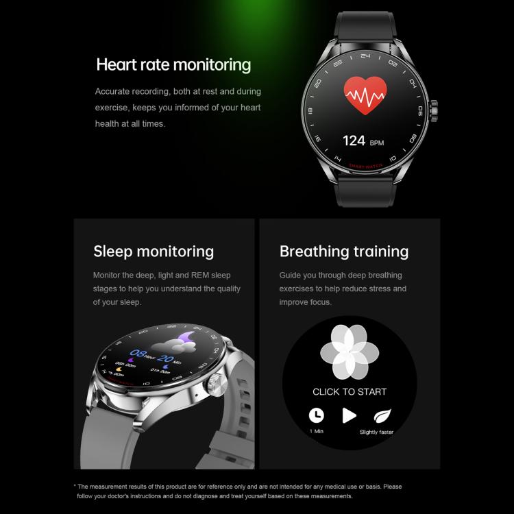D9 1.46 inch 2 in 1 Bluetooth Earphone Smart Watch, Support Bluetooth Call / NFC / Heart Rate, D9 (Silver), D9 (Black)