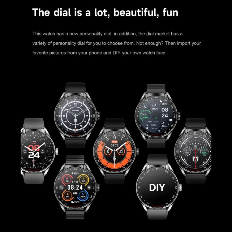 D9 1.46 inch 2 in 1 Bluetooth Earphone Smart Watch, Support Bluetooth Call / NFC / Heart Rate, D9 (Silver), D9 (Black)
