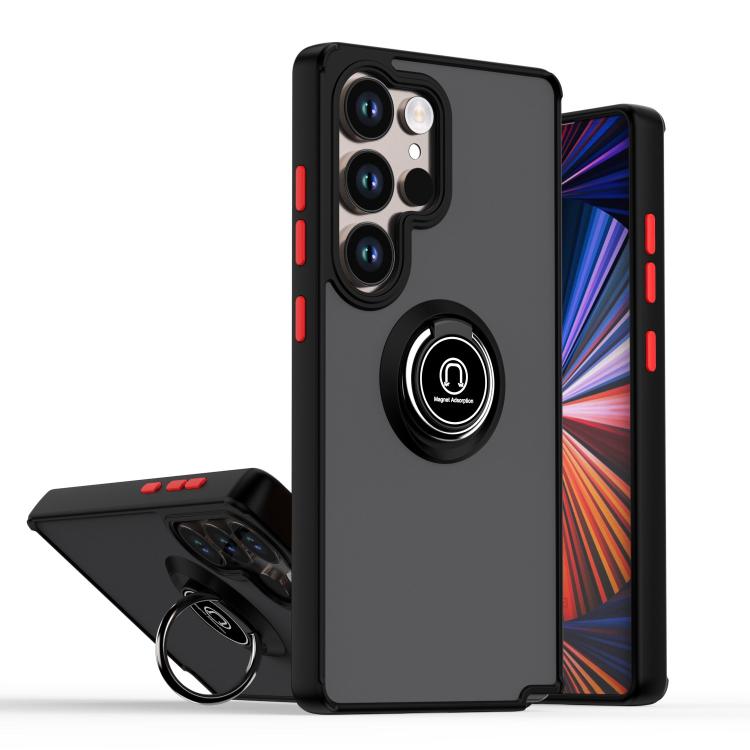 Q Shadow 1 Series TPU + PC Phone Case with Ring, For Samsung Galaxy S25 Ultra 5G, For Samsung Galaxy S24 FE 5G, For Samsung Galaxy S23 FE 5G