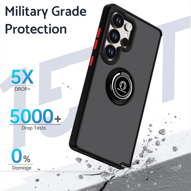 Q Shadow 1 Series TPU + PC Phone Case with Ring, For Samsung Galaxy S25 Ultra 5G, For Samsung Galaxy S24 FE 5G, For Samsung Galaxy S23 FE 5G