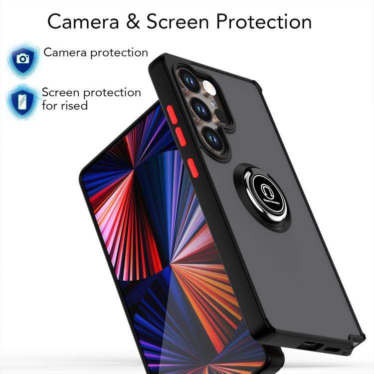 Q Shadow 1 Series TPU + PC Phone Case with Ring, For Samsung Galaxy S25 Ultra 5G, For Samsung Galaxy S24 FE 5G, For Samsung Galaxy S23 FE 5G