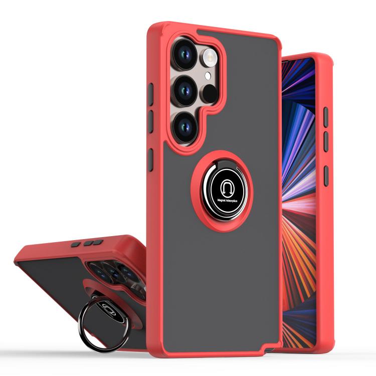 Q Shadow 1 Series TPU + PC Phone Case with Ring, For Samsung Galaxy S25 Ultra 5G, For Samsung Galaxy S24 FE 5G, For Samsung Galaxy S23 FE 5G